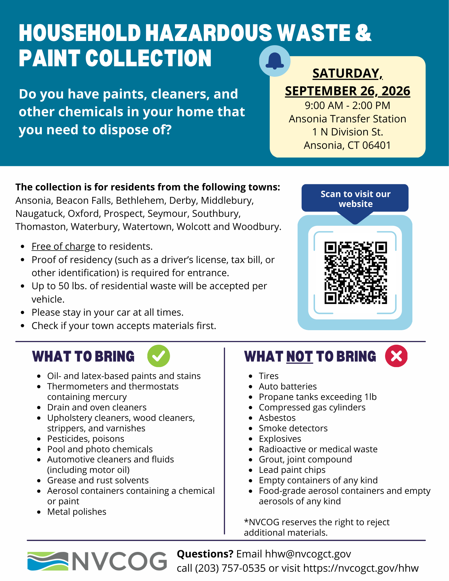 HHW September 2026  Flyer - English